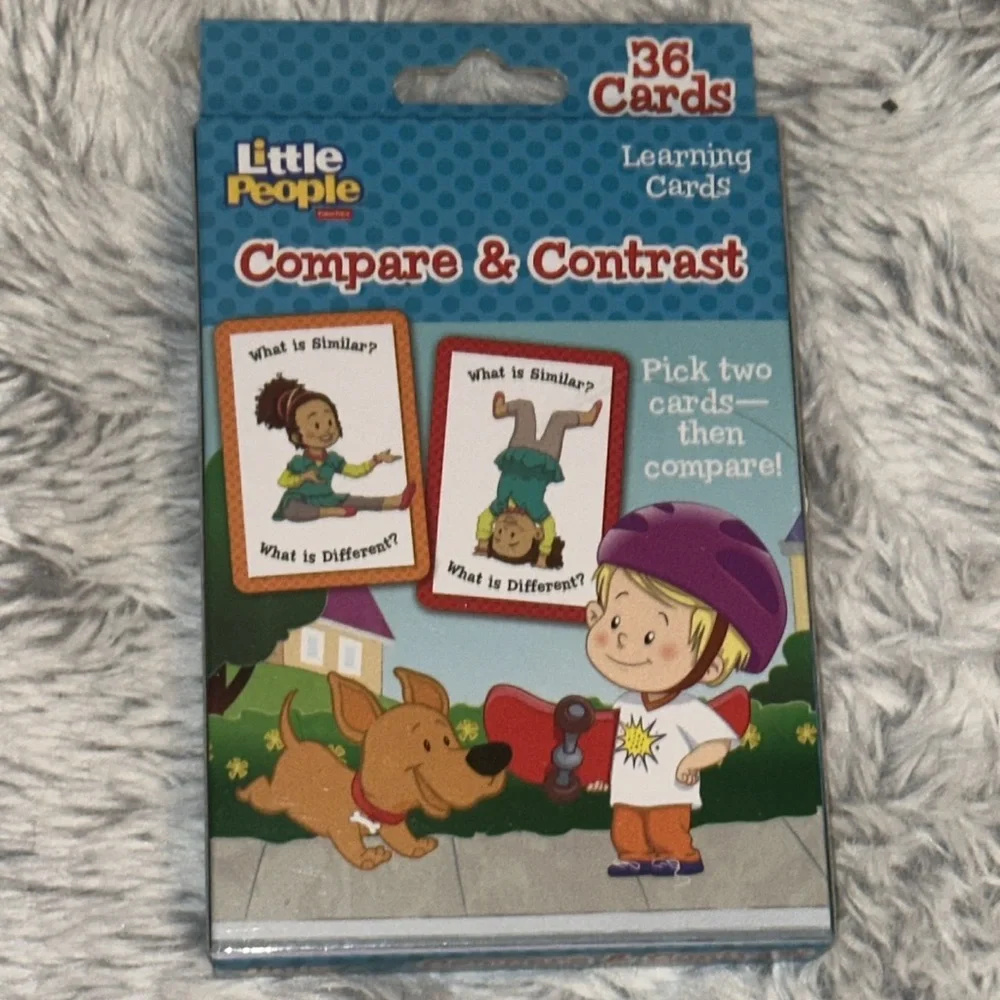 Fisher Price Little People l‎ Learning Card Game Ages 4-7